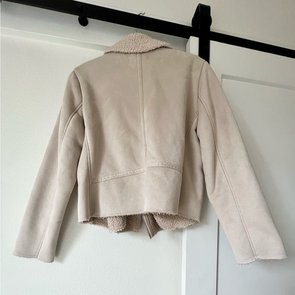 Oat Faux Sherpa Jecket - Picture 7 of 9
